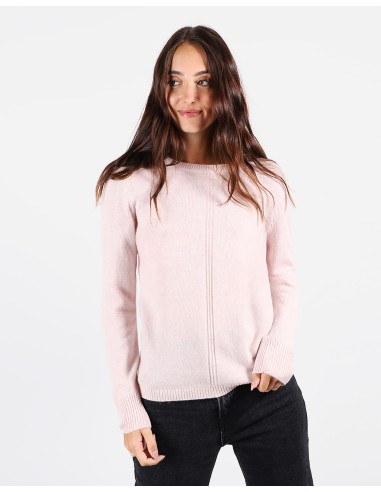 FANCY KNIT ROUND NECK SWEATER