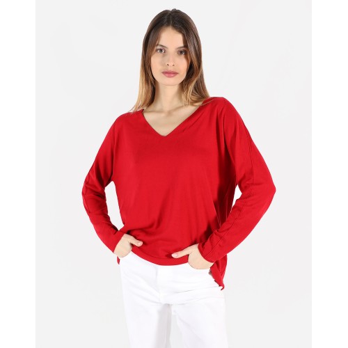 OVERSIZE V-NECK SWEATER