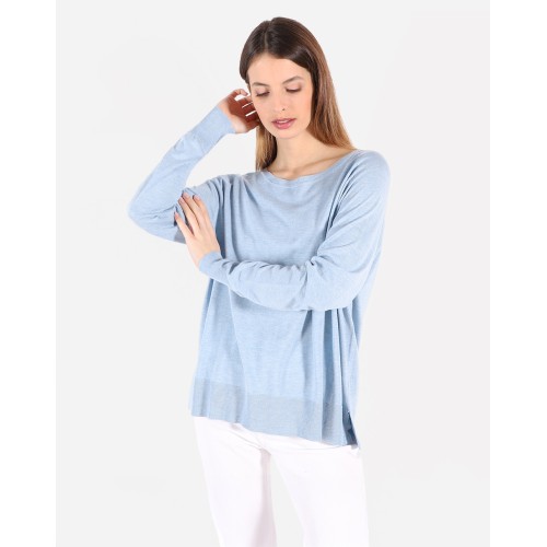 OVERSIZED ROUND-NECK