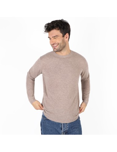 Pull homme casual col rond