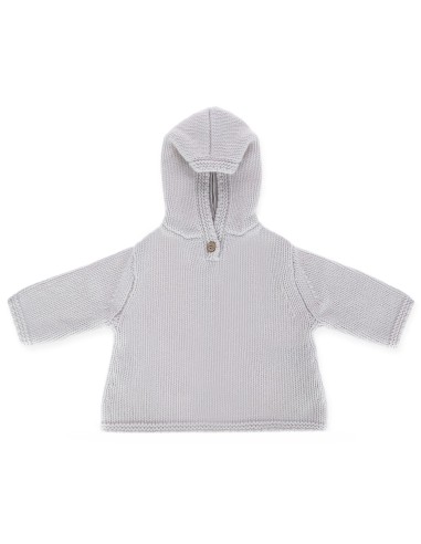 PULL AVEC CAPUCHE ET BOUTON