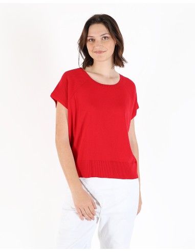 ROUND NECK, SHOULDER KNIT